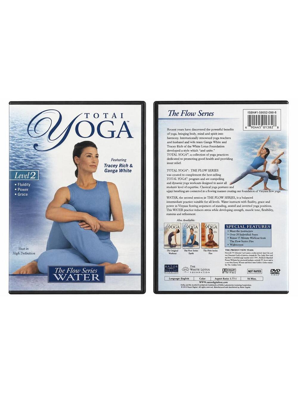 Total Yoga The Flow Series Level 2 DVD - Featuring Tracey Rich & Ganga White